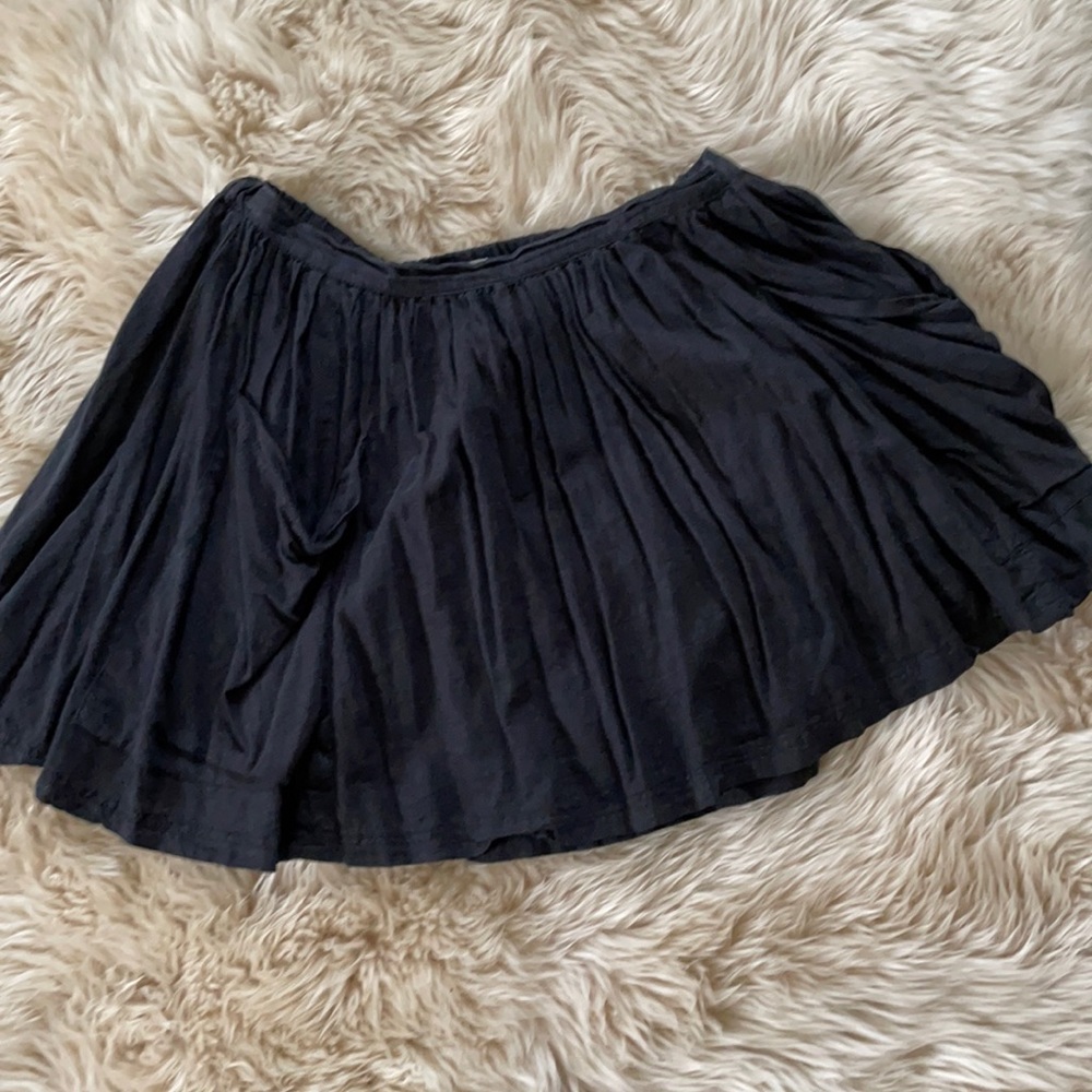 Ecoté black mini skater skirt